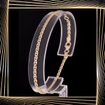 B391 Złota bransoletka. Gucci. 585