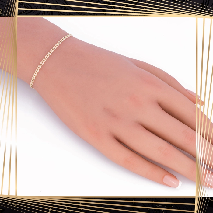 B391 Złota bransoletka. Gucci. 585