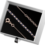 B397 Złota bransoletka. Koralikowa. 585