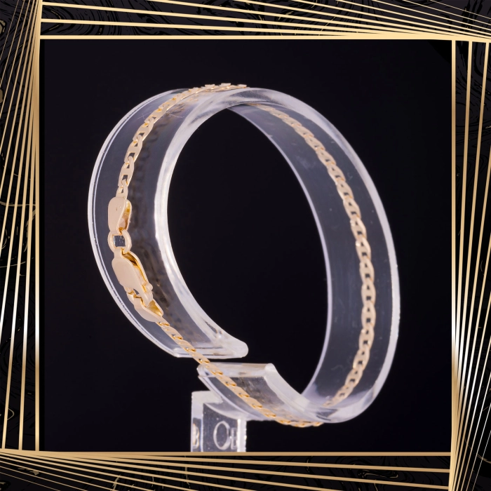 B404 Złota bransoletka. Gucci. 585