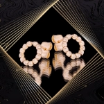 K1660 Złote kolczyki. Złote obwarzanki. 585