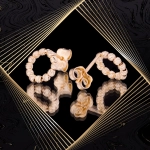 K1660 Złote kolczyki. Złote obwarzanki. 585