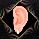 K1664 Złote kolczyki. Złote kardashianki. Złote kropelki. Złote łezki. Małe. 585