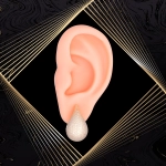 K1696 Złote kolczyki. Złote kardashianki. Złote kropelki z diamentowanym wzorem. Duże. 585