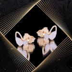K1710 Złote kolczyki. Złote motylki. 585
