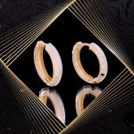 K1716 Złote kolczyki. Złote kółka. Małe. 585