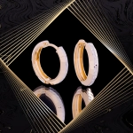 K1716 Złote kolczyki. Złote kółka. Małe. 585