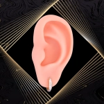 K1716 Złote kolczyki. Złote kółka. Małe. 585