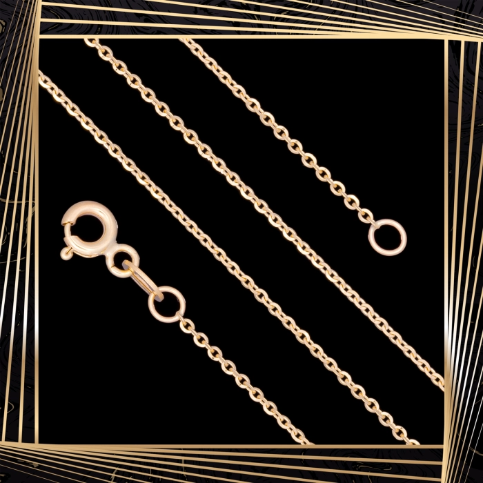 Ł238 Złoty Łańcuszek. Ankier. 45 cm. 333