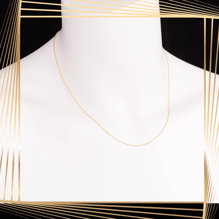 Ł238 Złoty Łańcuszek. Ankier. 45 cm. 333