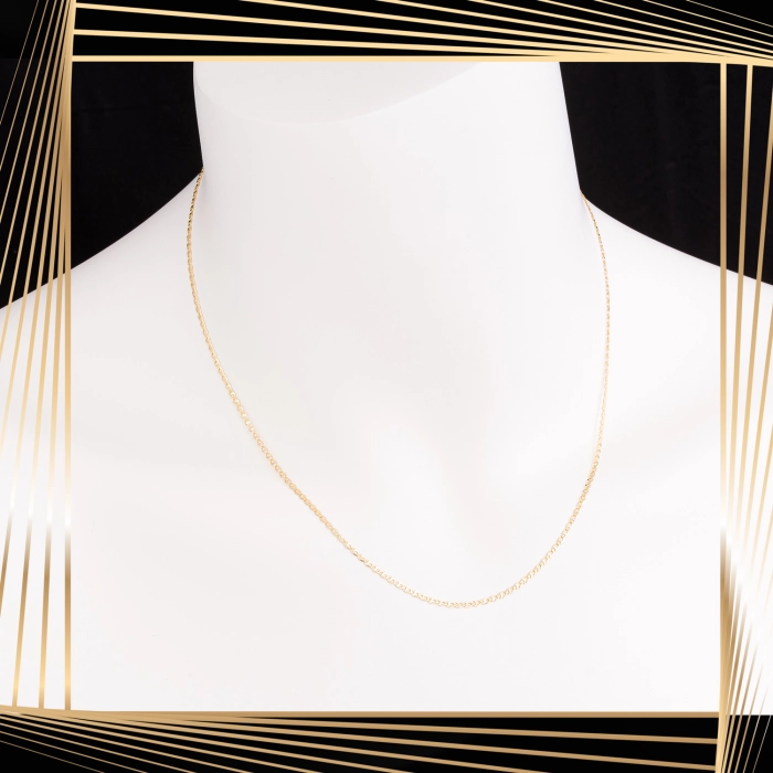 Ł242 Złoty Łańcuszek. Gucci. 45 cm. 333