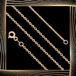 Ł243 Złoty Łańcuszek. Ankier. 45 cm. 333