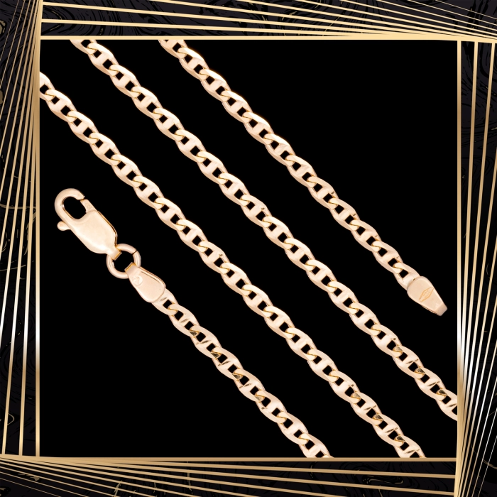 Ł246 Złoty Łańcuszek. Gucci. 50 cm. 333