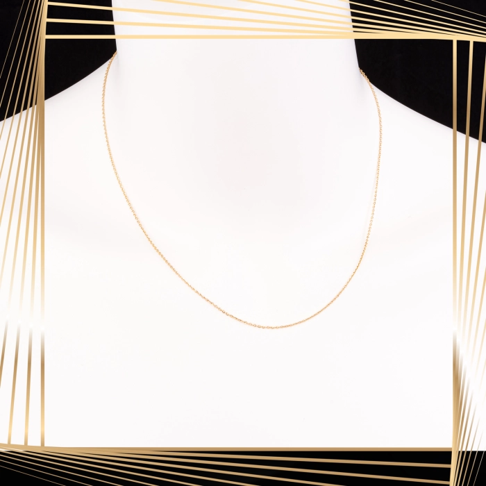 Ł248 Złoty Łańcuszek. Ankier. 45 cm. 585