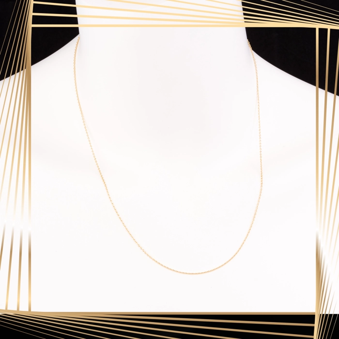 Ł249 Złoty Łańcuszek. Ankier. 50 cm. 585