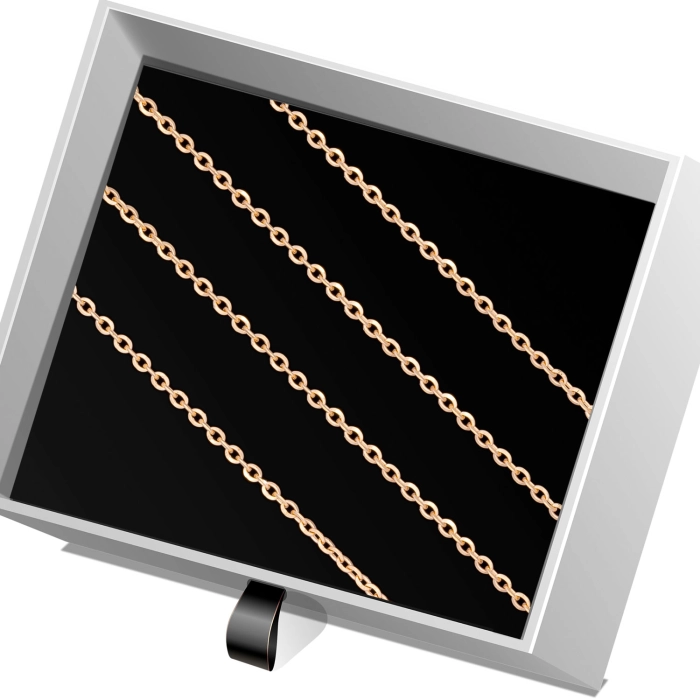 Ł249 Złoty Łańcuszek. Ankier. 50 cm. 585