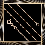 Ł250 Złoty Łańcuszek. Ankier. 45 cm. 585