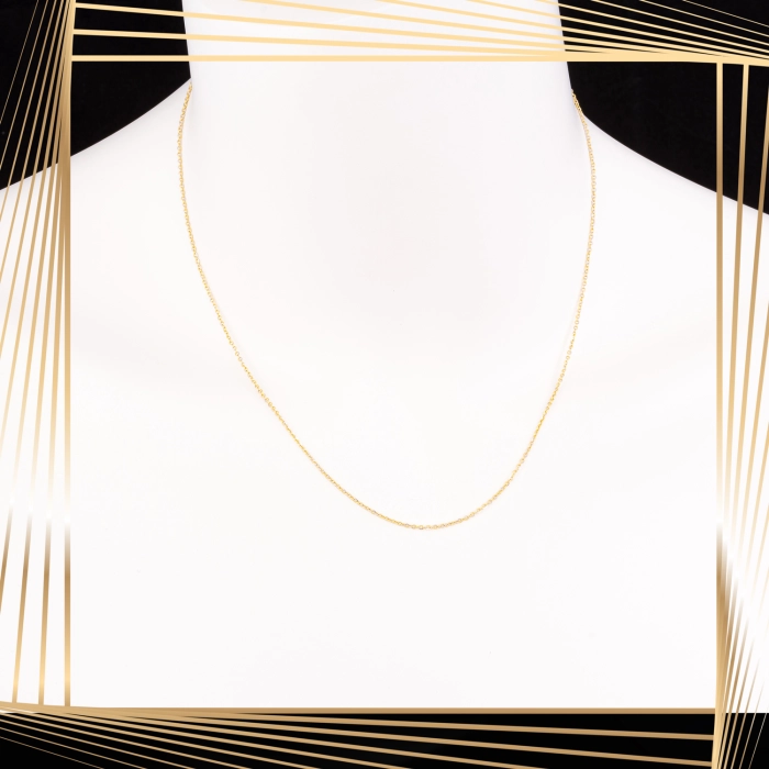 Ł250 Złoty Łańcuszek. Ankier. 45 cm. 585