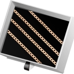 Ł251 Złoty Łańcuszek. Pancerka. 50 cm. 585