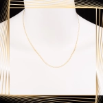 Ł252 Złoty Łańcuszek. Pancerka. 45 cm. 585