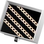 Ł259 Złoty Łańcuszek. Pancerka. 50 cm. 585