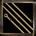 Ł262 Złoty Łańcuszek. Gucci. 45 cm. 333