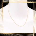 Ł264 Złoty Łańcuszek. Figaro. 45 cm. 333