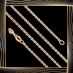 Ł265 Złoty Łańcuszek. Gucci. 45 cm. 585