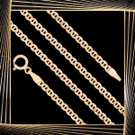 Ł266 Złoty Łańcuszek. Gucci. 45 cm. 585