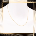 Ł266 Złoty Łańcuszek. Gucci. 45 cm. 585