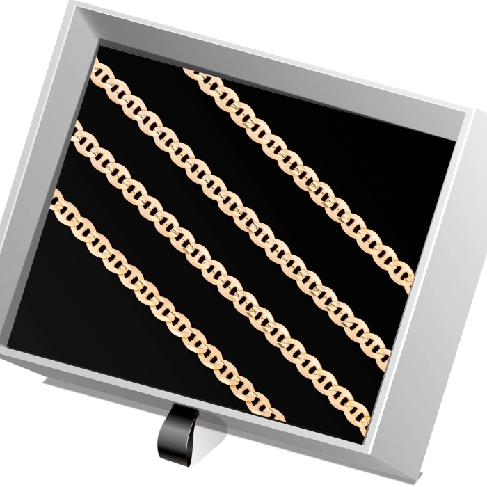 Ł266 Złoty Łańcuszek. Gucci. 45 cm. 585