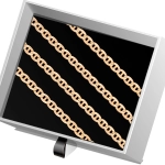 Ł267 Złoty Łańcuszek. Gucci. 55 cm. 585