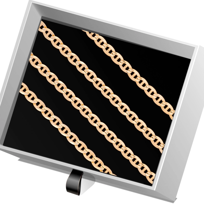 Ł267 Złoty Łańcuszek. Gucci. 55 cm. 585