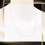 Ł268 Złoty Łańcuszek. Pancerka. 50 cm. 585