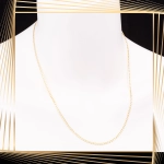 Ł272 Złoty Łańcuszek. Pancerka. 50 cm. 585