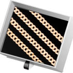 Ł275 Złoty Łańcuszek. Pancerka. 50 cm. 375