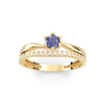 PA166K  Złoty pierścionek 585