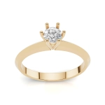 PN005 Złoty pierścionek zaręczynowy z cyrkonią. 585