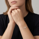 Srebrna bransoletka. Srebrny rowerek. Srebrna szosa. Kolarzówka 925