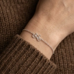 Srebrna bransoletka. Srebrny rowerek. Srebrna szosa. Kolarzówka 925