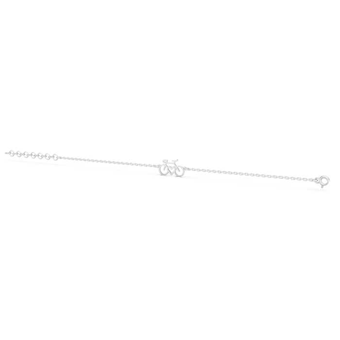 Srebrna bransoletka. Srebrny rowerek. Srebrna szosa. Kolarzówka 925