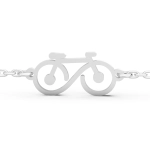 Srebrna bransoletka. Srebrny rowerek. Srebrna szosa. Kolarzówka 925