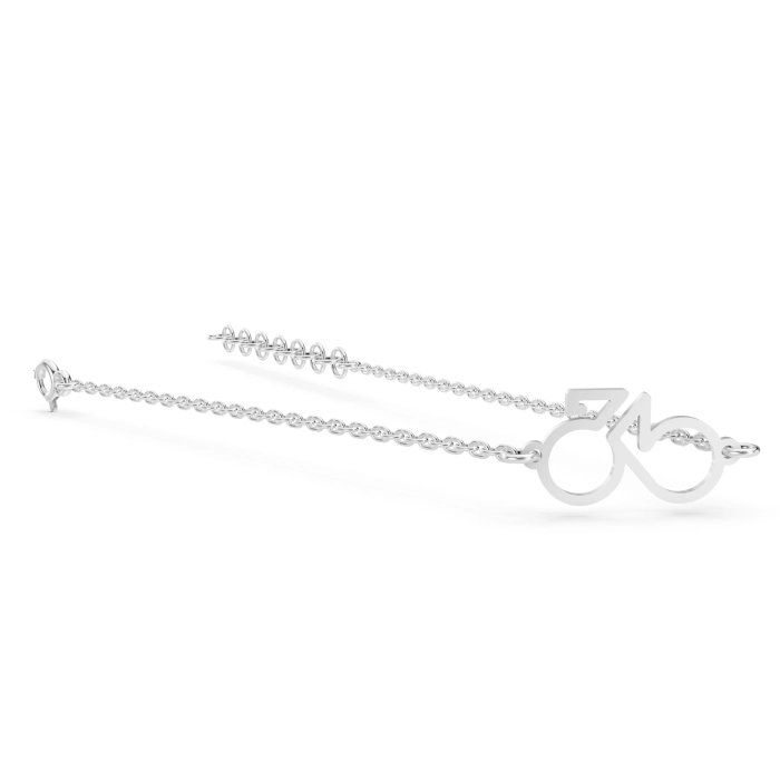 Srebrna bransoletka. Srebrny rowerek. Srebrna szosa. Kolarzówka 925