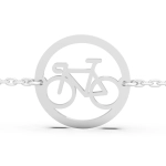 Srebrna bransoletka. Srebrny rowerek. Srebrna szosa. Kolarzówka 925