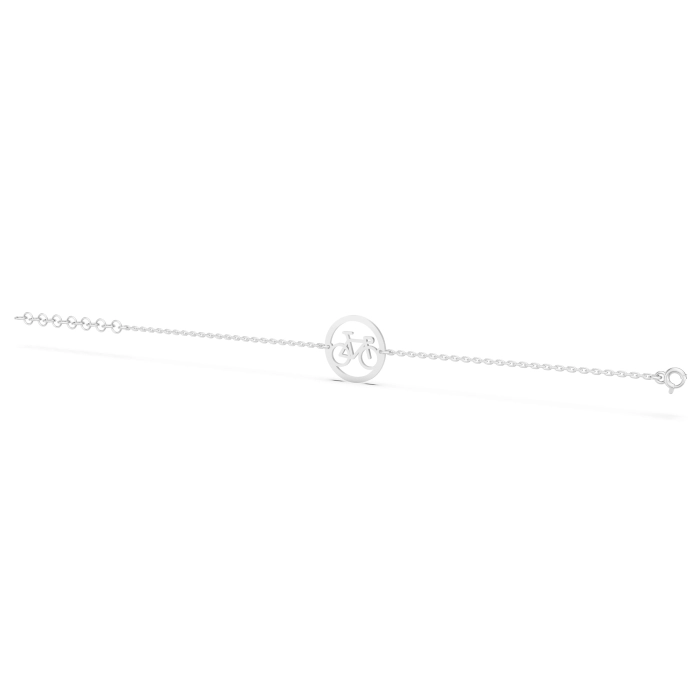 Srebrna bransoletka. Srebrny rowerek. Srebrna szosa. Kolarzówka 925