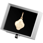 W857 Złoty wisiorek. Medalik Matka Boska Szkaplerzna. Szkaplerz.  585