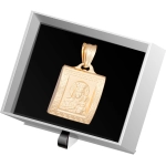 W865 Złoty wisiorek. Matka Boska z dzieciątkiem. 585