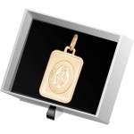 W866 Złoty wisiorek. Medalik Niepokalanego Poczęcia. Cudowny medalik. 585