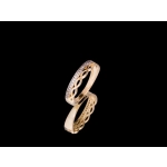 P794 Złoty pierścionek, nieskończoność z cyrkoniami. 333