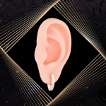 K1425 Złote kolczyki. Złote haczyki. 585